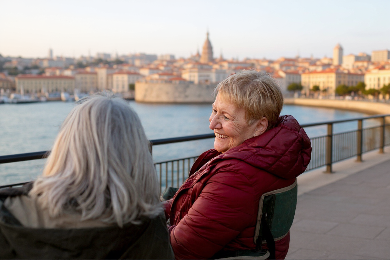conversation et sortie à Marseille - agreaage